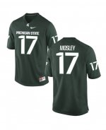 Men's Tre Mosley Michigan State Spartans #17 Nike NCAA Green Authentic College Stitched Football Jersey IS50Y36BL